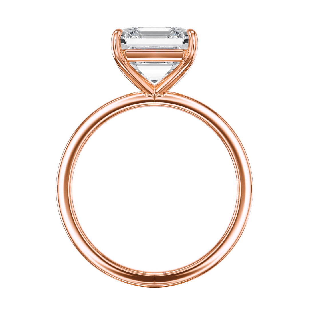 The Grace Asscher Solitaire Engagement Ring - R1045 in Ring by 18 KARATS INC.