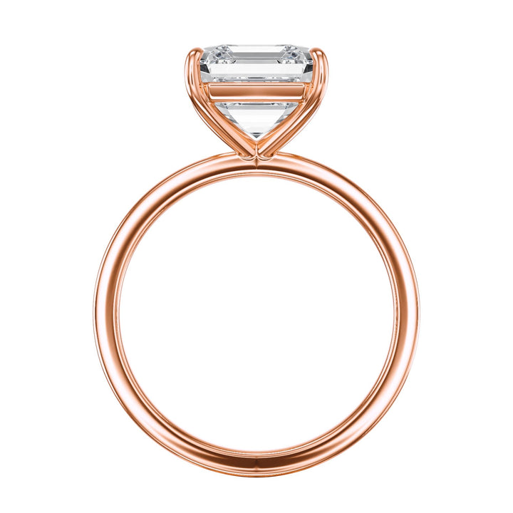 The Grace Asscher Solitaire Engagement Ring - R1045 in Ring by 18 KARATS INC.