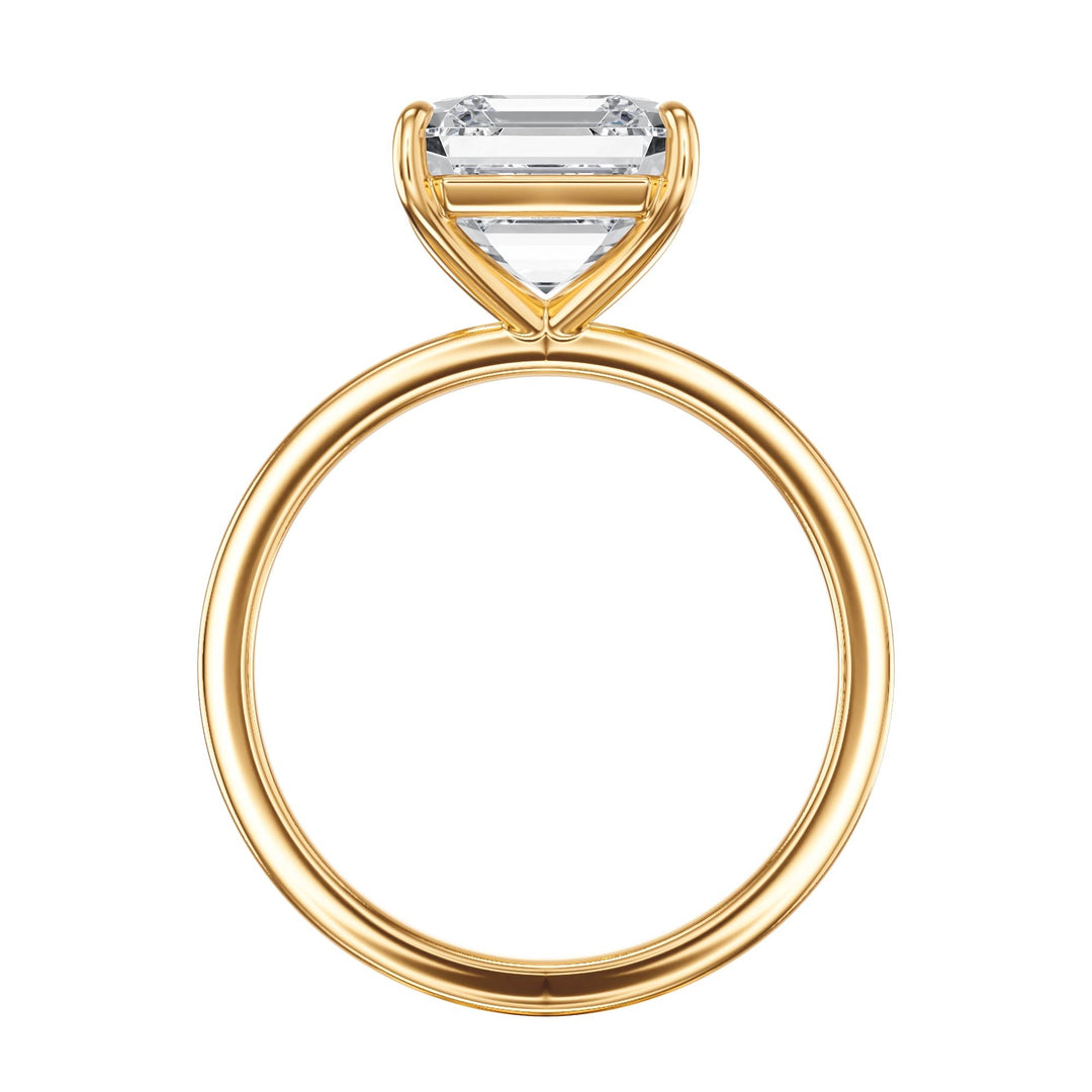 The Grace Asscher Solitaire Engagement Ring - R1045 in Ring by 18 KARATS INC.