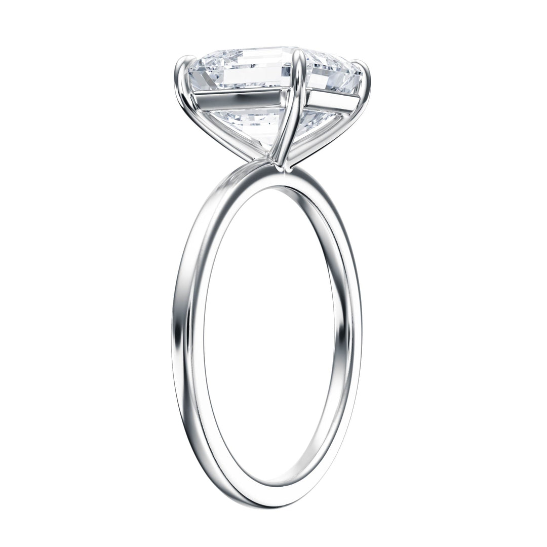 The Grace Asscher Solitaire Engagement Ring - R1045 in Ring by 18 KARATS INC.