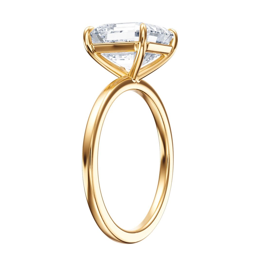 The Grace Asscher Solitaire Engagement Ring - R1045 in Ring by 18 KARATS INC.