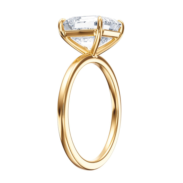 The Grace Asscher Solitaire Engagement Ring - R1045 in Ring by 18 KARATS INC.