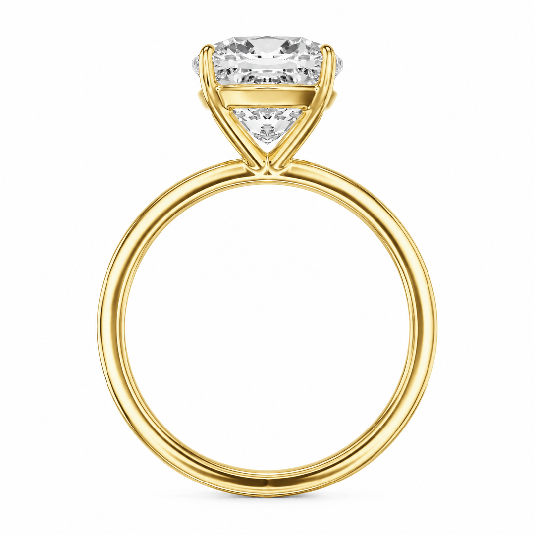 The Grace Cushion Solitaire Engagement Ring in Ring by 18 KARATS INC.