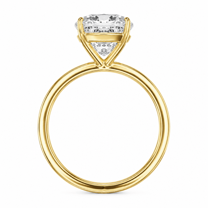 The Grace Cushion Solitaire Engagement Ring in Ring by 18 KARATS INC.