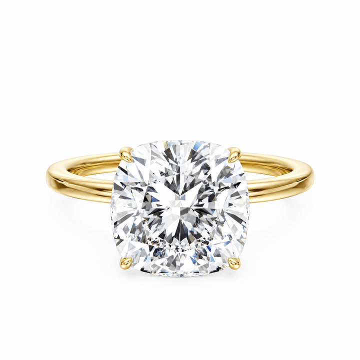 The Grace Cushion Solitaire Engagement Ring in Ring by 18 KARATS INC.
