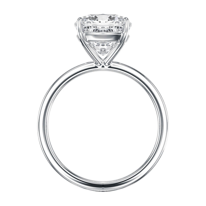 The Grace Cushion Solitaire Engagement Ring - R1047 in Ring by 18 KARATS INC.