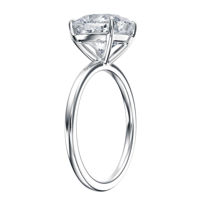 The Grace Cushion Solitaire Engagement Ring - R1047 in Ring by 18 KARATS INC.