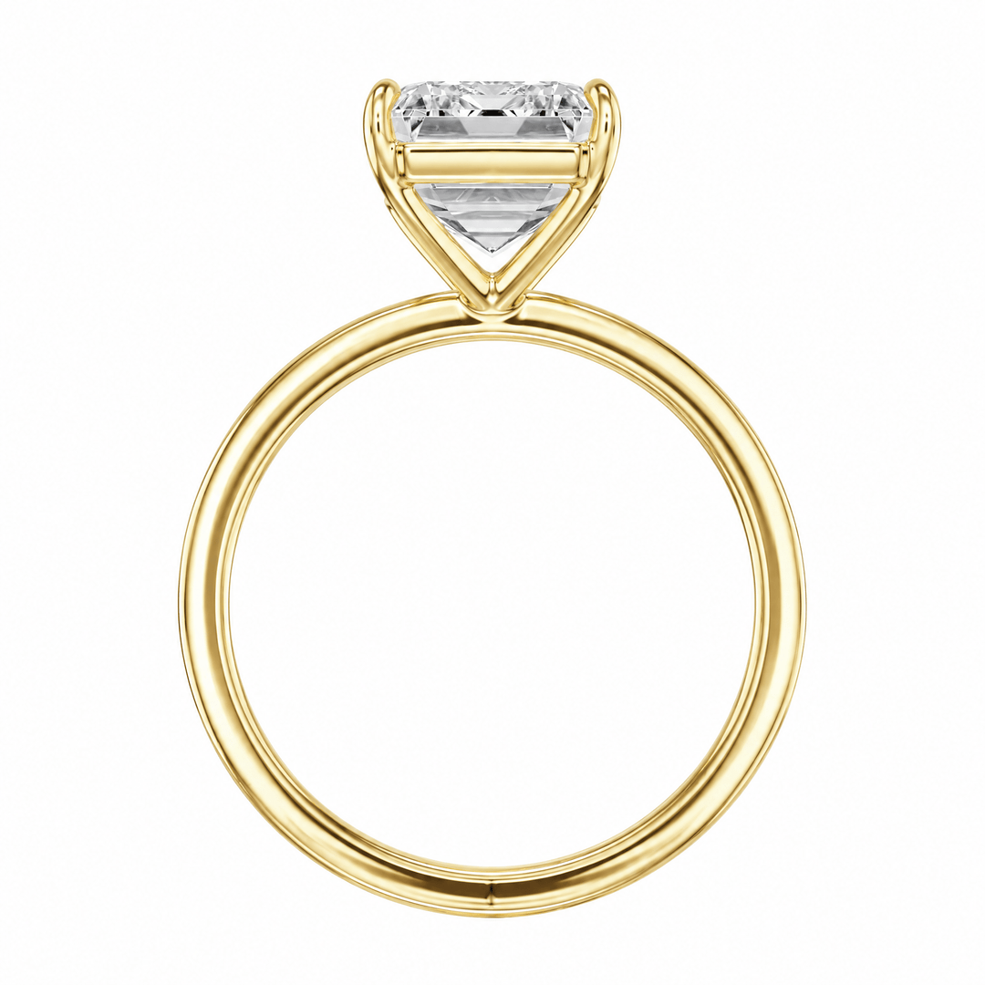 The Grace Emerald Lab Diamond Engagement Ring in Ready Rings by 18 KARATS INC.