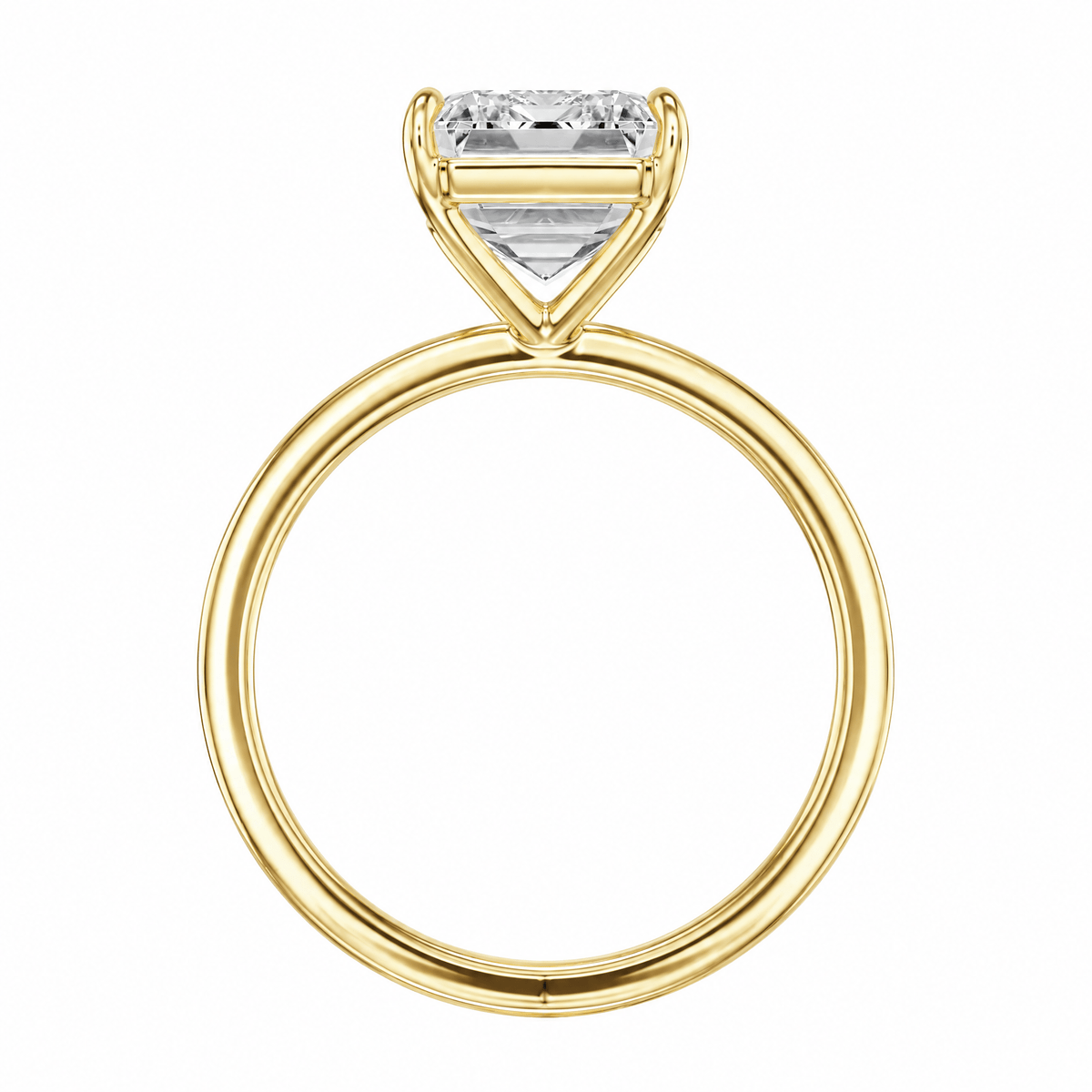 The Grace Emerald Lab Diamond Engagement Ring in Ready Rings by 18 KARATS INC.