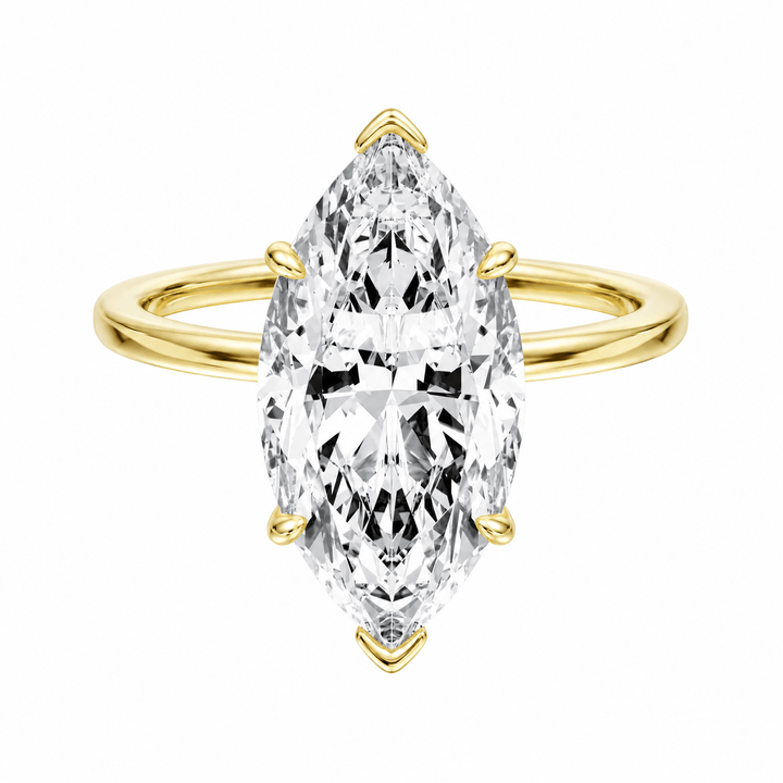 The Grace Marquise Lab Diamond Engagement Ring in Ready Rings by 18 KARATS INC.
