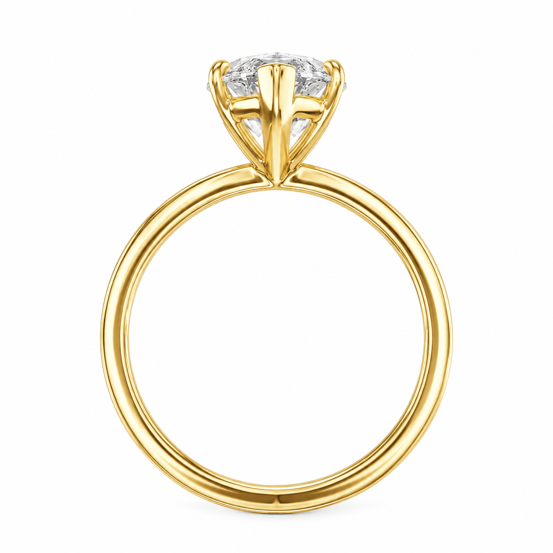 The Grace Marquise Lab Diamond Engagement Ring in Ready Rings by 18 KARATS INC.