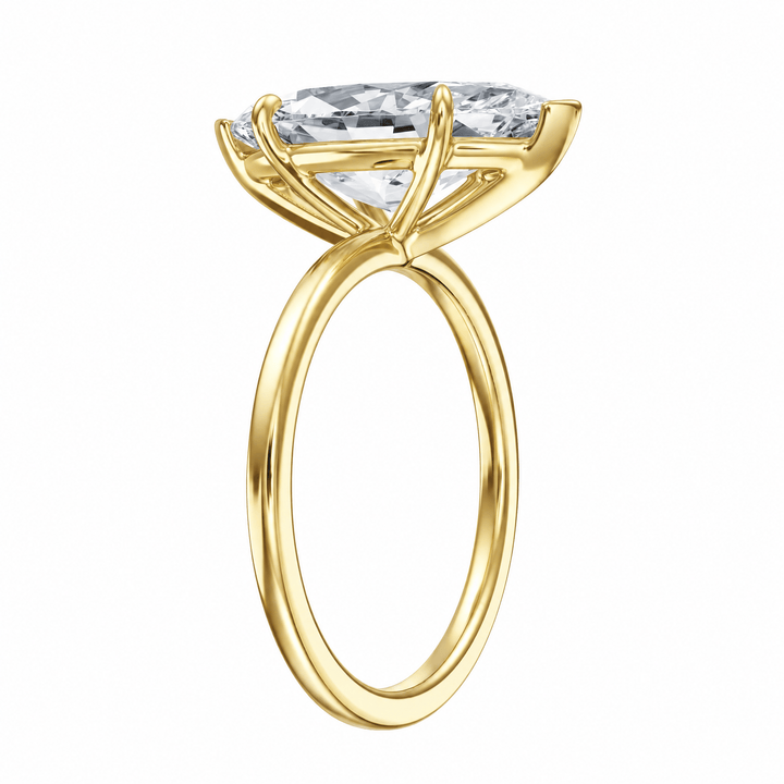 The Grace Marquise Lab Diamond Engagement Ring in Ready Rings by 18 KARATS INC.
