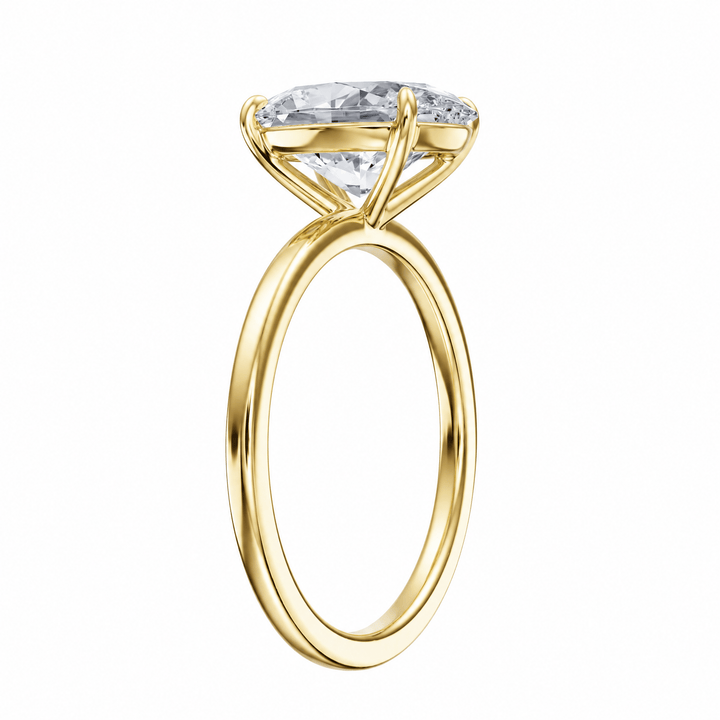 The Grace Pear Lab Diamond Engagement Ring in Ready Rings by 18 KARATS INC.