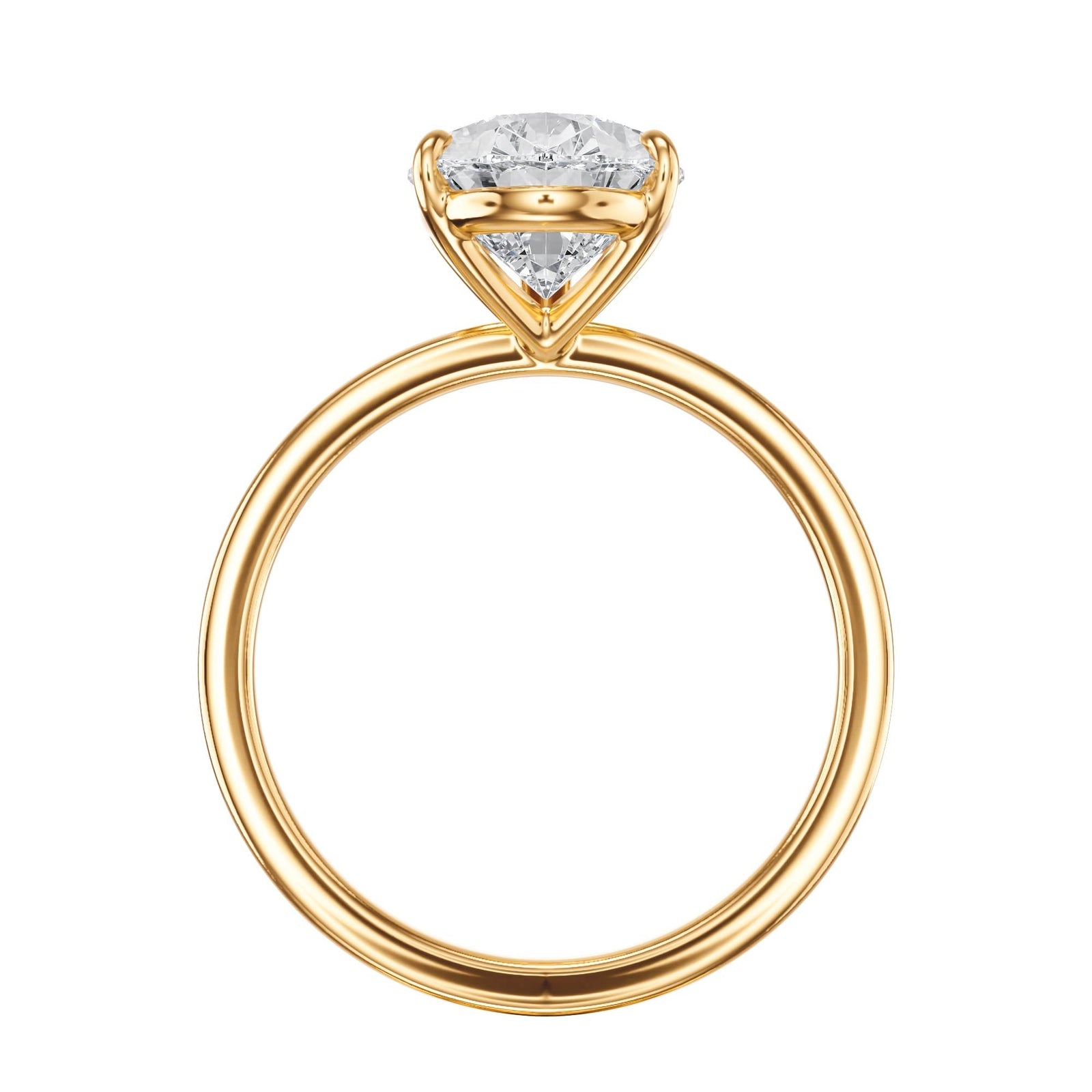 The Grace Pear Lab Diamond Engagement Ring - R1012 in Ready Rings by 18 KARATS INC.