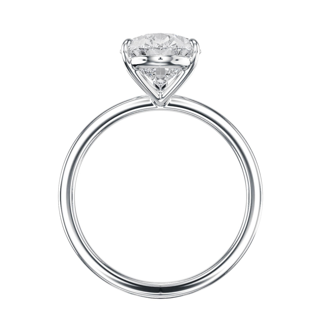 The Grace Pear Lab Diamond Engagement Ring - R1012 in Ready Rings by 18 KARATS INC.