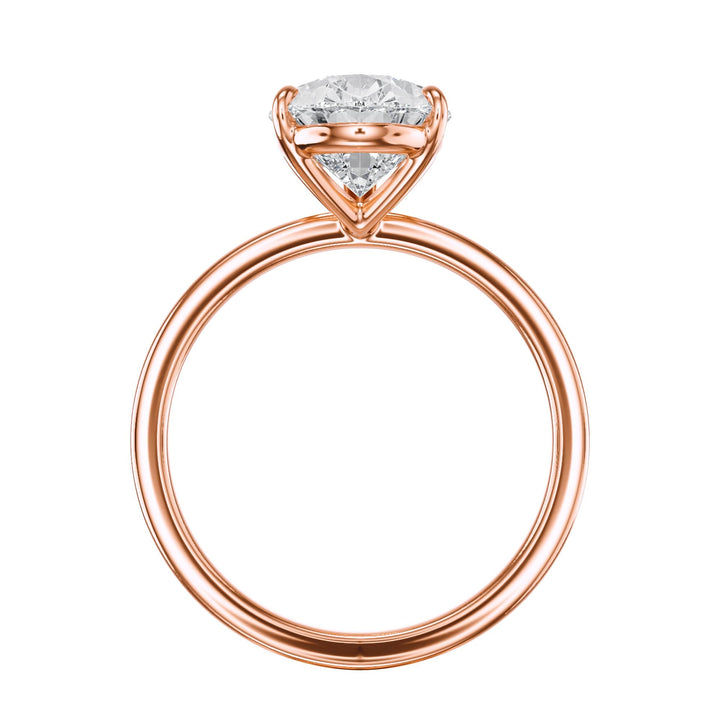 The Grace Pear Lab Diamond Engagement Ring - R1012 in Ready Rings by 18 KARATS INC.