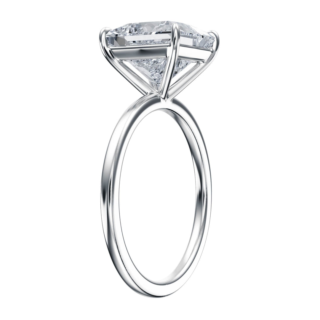 The Grace Princess Solitaire Engagement Ring - R1045 in Ring by 18 KARATS INC.