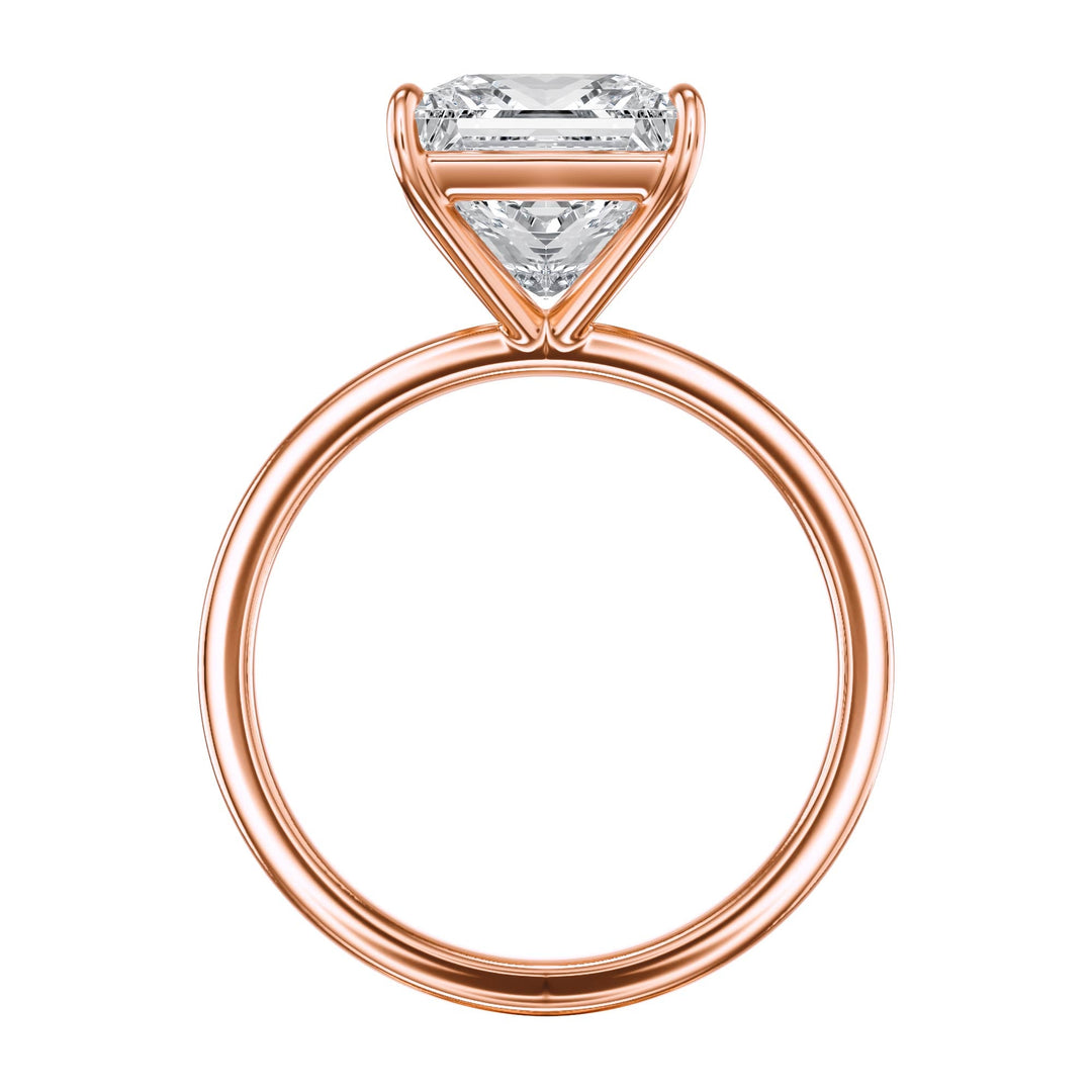 The Grace Princess Solitaire Engagement Ring - R1045 in Ring by 18 KARATS INC.