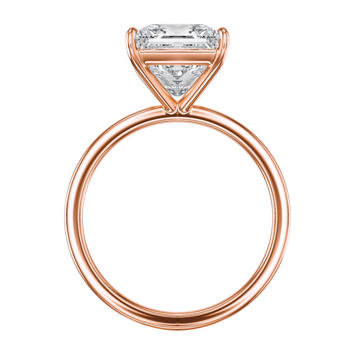 The Grace Princess Solitaire Engagement Ring - R1045 in Ring by 18 KARATS INC.