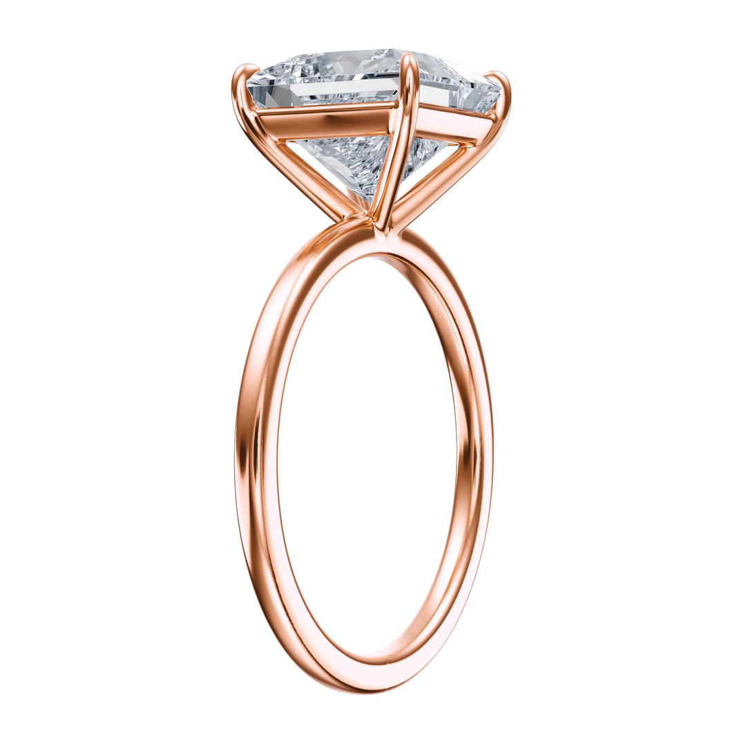 The Grace Princess Solitaire Engagement Ring - R1045 in Ring by 18 KARATS INC.