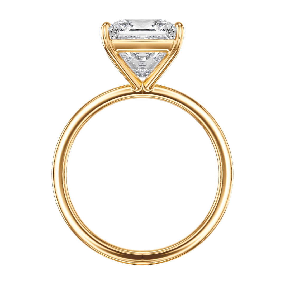 The Grace Princess Solitaire Engagement Ring - R1045 in Ring by 18 KARATS INC.