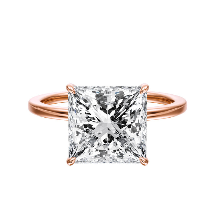 The Grace Princess Solitaire Engagement Ring - R1045 in Ring by 18 KARATS INC.
