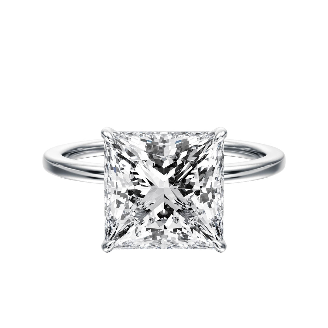 The Grace Princess Solitaire Engagement Ring - R1045 in Ring by 18 KARATS INC.