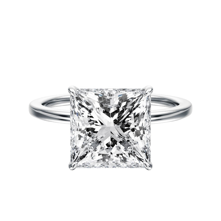 The Grace Princess Solitaire Engagement Ring - R1045 in Ring by 18 KARATS INC.