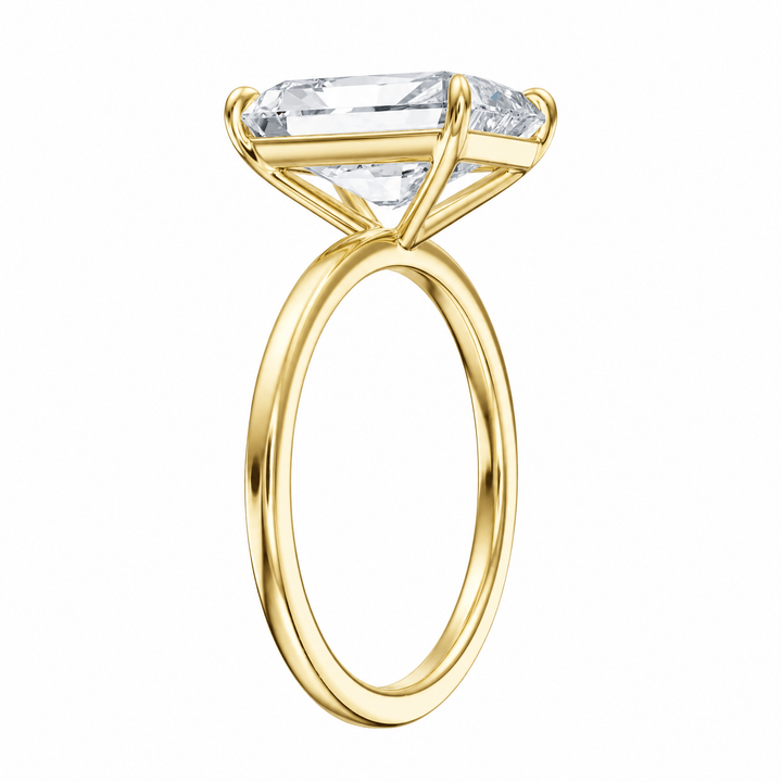 The Grace Radiant Lab Diamond Engagement Ring in Ready Rings by 18 KARATS INC.