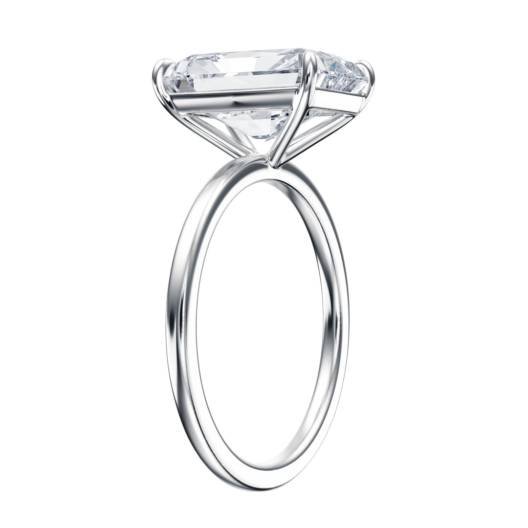 The Grace Radiant Solitaire Engagement Ring - R1036 in Ring by 18 KARATS INC.