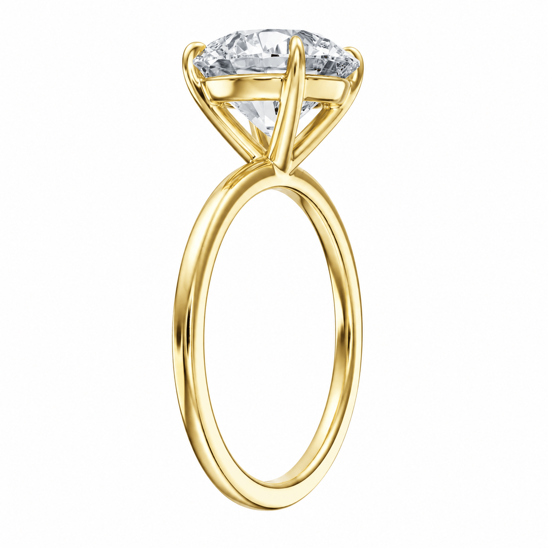 The Grace Round Solitaire Engagement Ring in Ring by 18 KARATS INC.