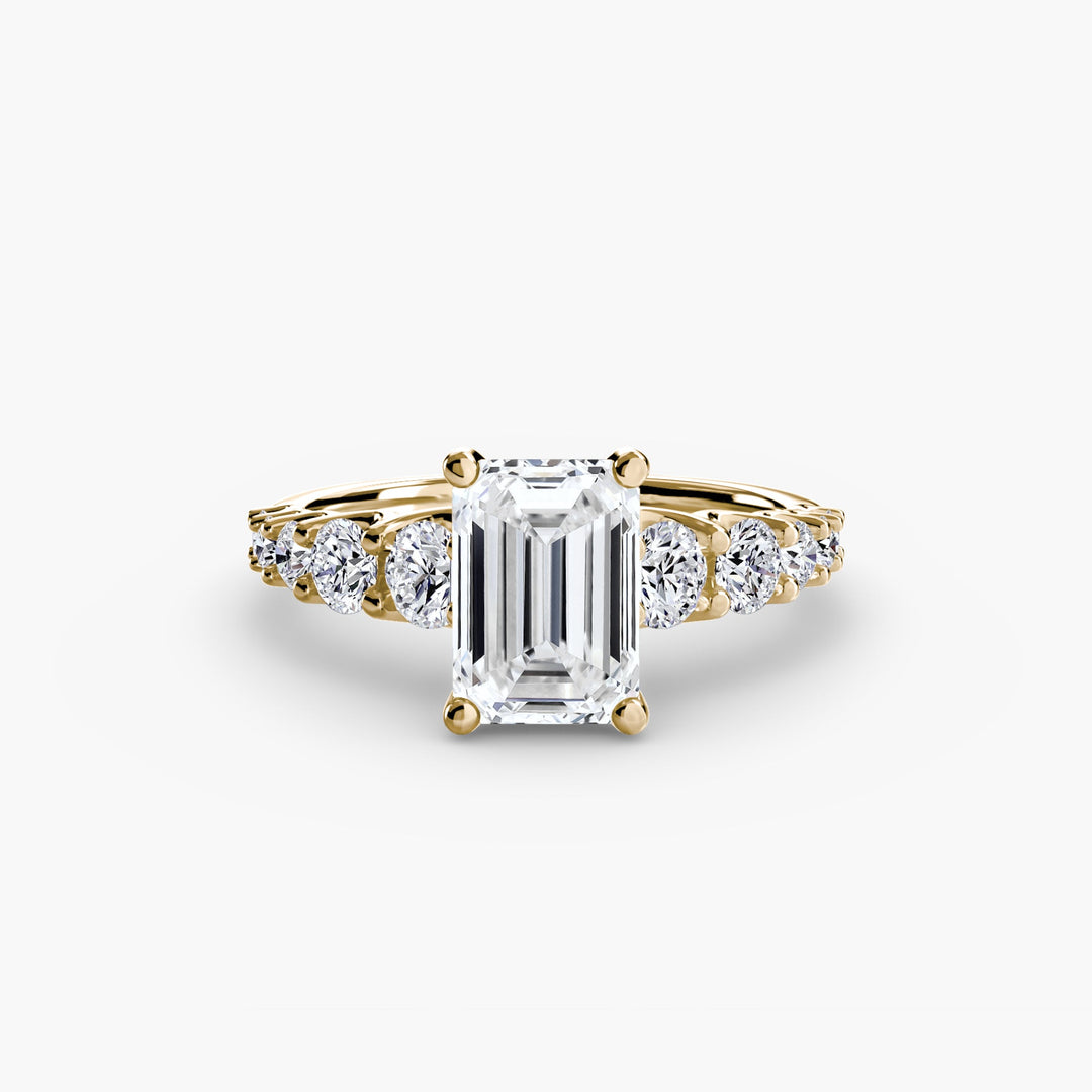 The Graduated Accent Ring in setting by 18 KARATS