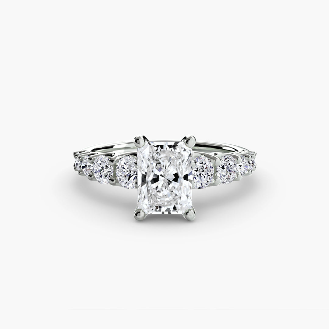 The Graduated Accent Ring in setting by 18 KARATS