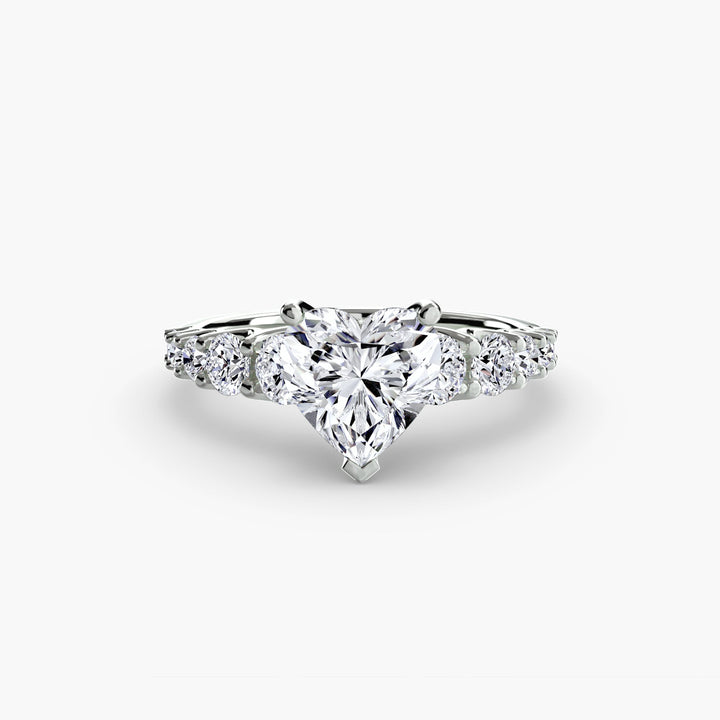 The Graduated Accent Ring in setting by 18 KARATS