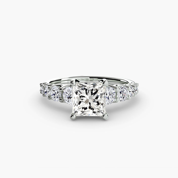 The Graduated Accent Ring in setting by 18 KARATS