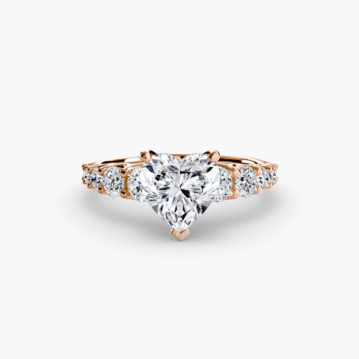 The Graduated Accent Ring in setting by 18 KARATS
