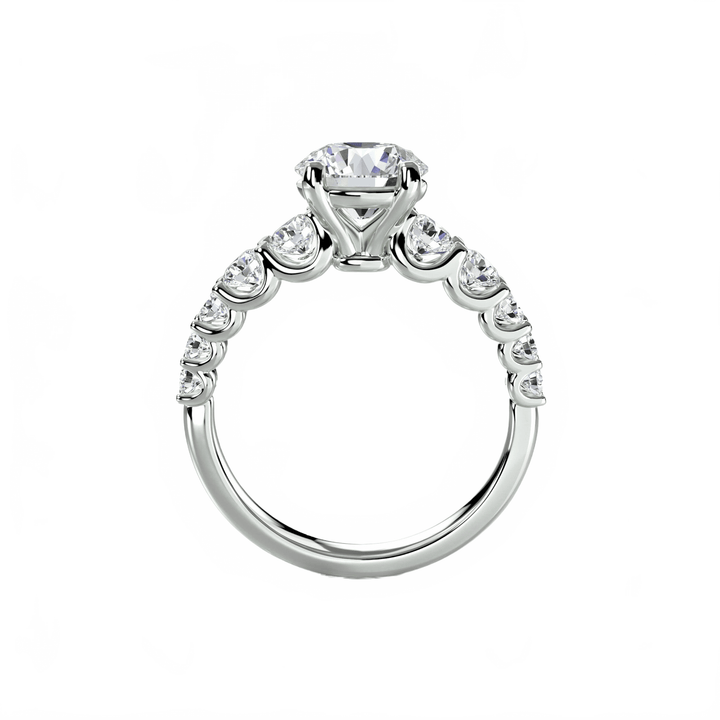 The Graduated Accent Ring in setting by 18 KARATS