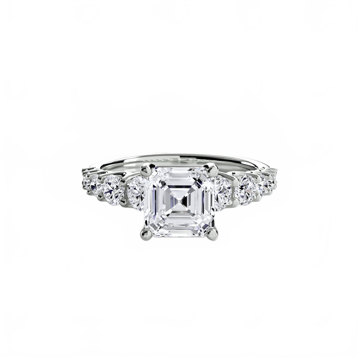 The Graduated Accent Ring in setting by 18 KARATS