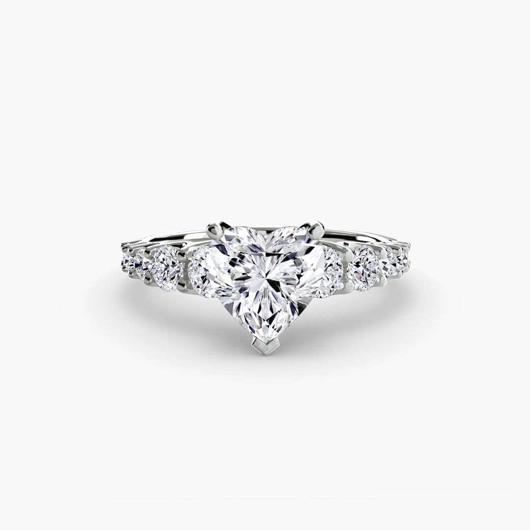 The Graduated Accent Ring in setting by 18 KARATS