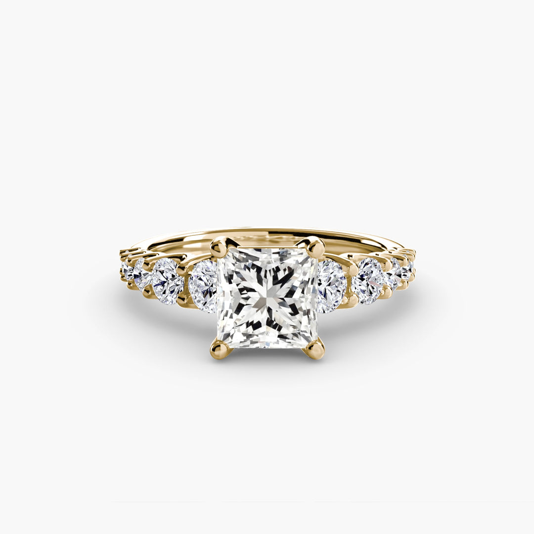 The Graduated Accent Ring in setting by 18 KARATS