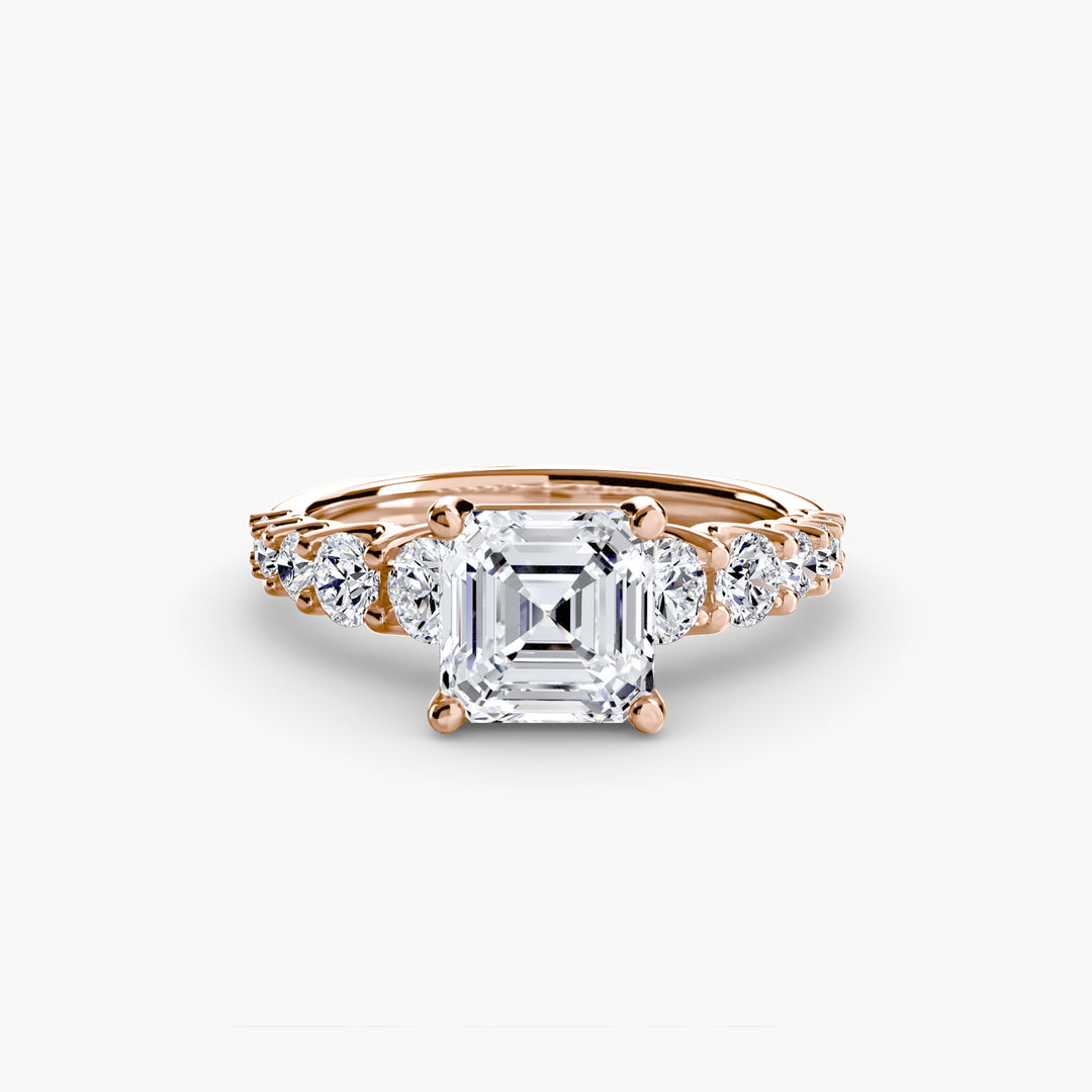 The Graduated Accent Ring in setting by 18 KARATS