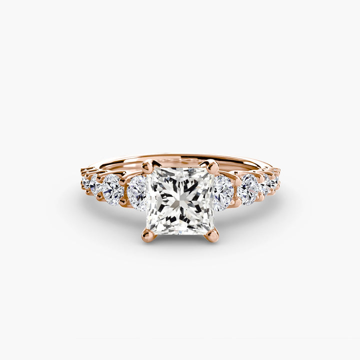 The Graduated Accent Ring in setting by 18 KARATS