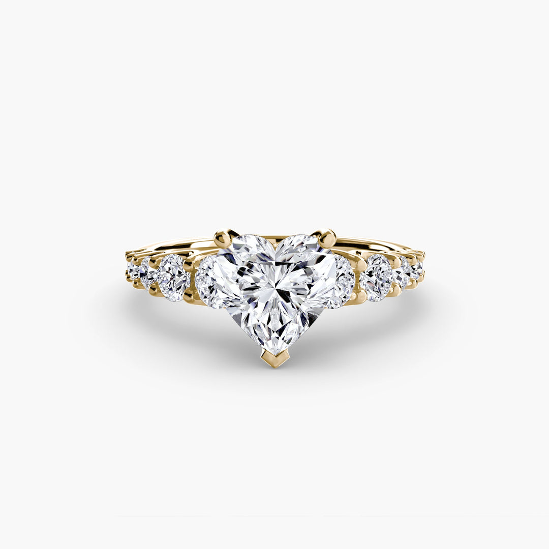 The Graduated Accent Ring in setting by 18 KARATS