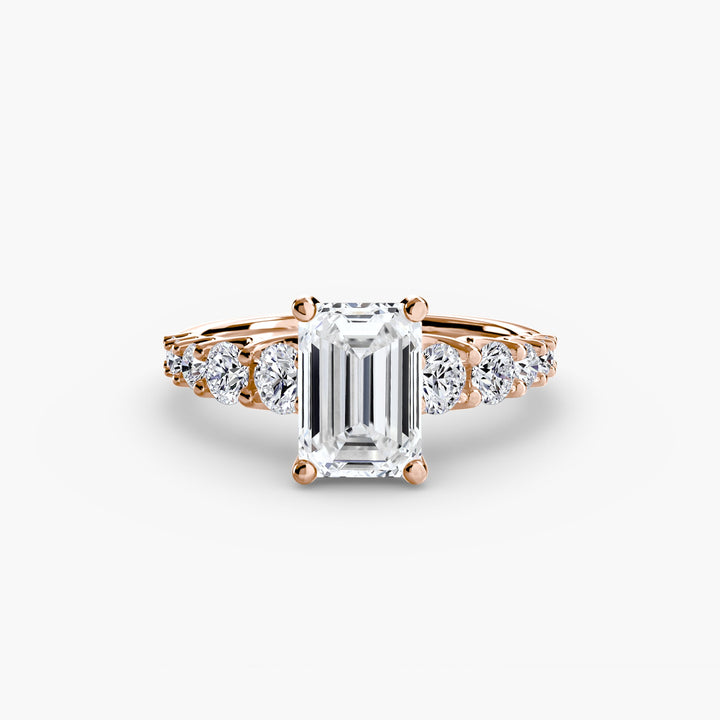 The Graduated Accent Ring in setting by 18 KARATS