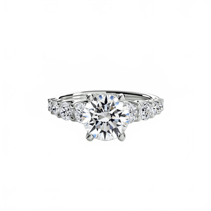 The Graduated Accent Ring in setting by 18 KARATS