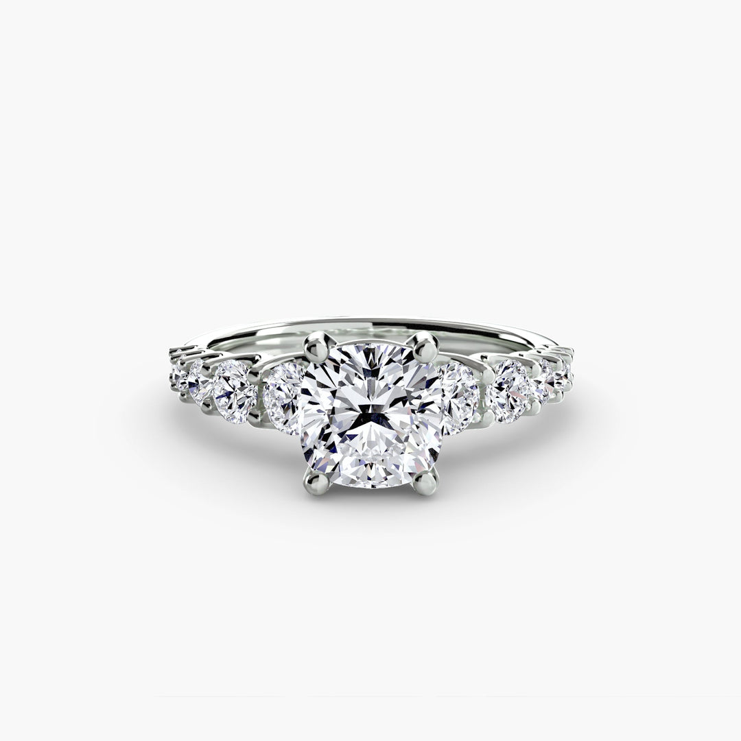 The Graduated Accent Ring in setting by 18 KARATS