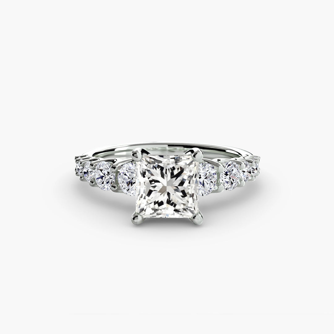The Graduated Accent Ring in setting by 18 KARATS