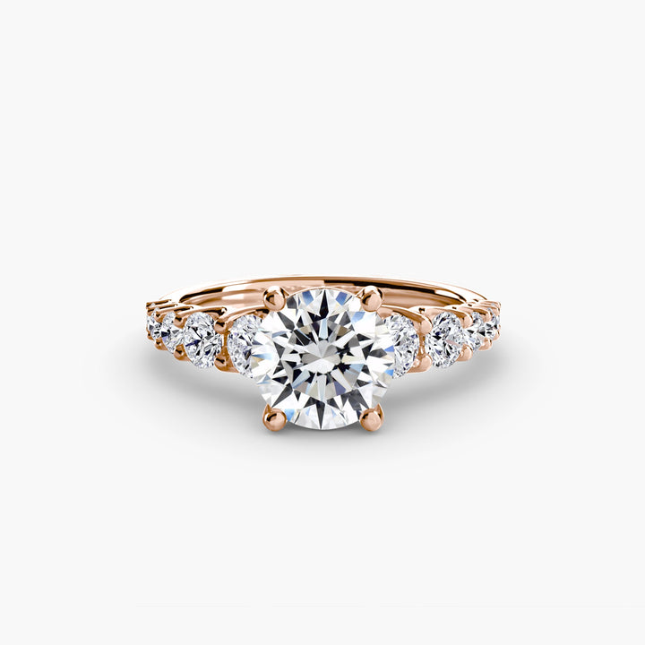The Graduated Accent Ring in setting by 18 KARATS