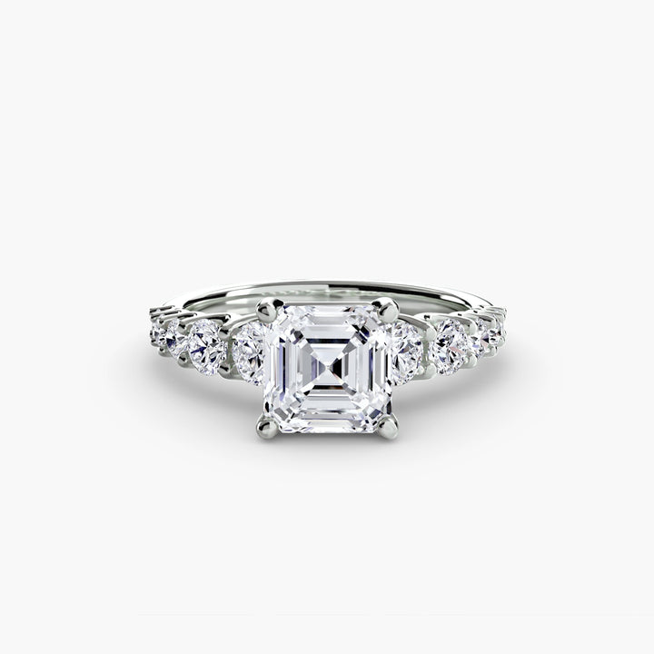 The Graduated Accent Ring in setting by 18 KARATS