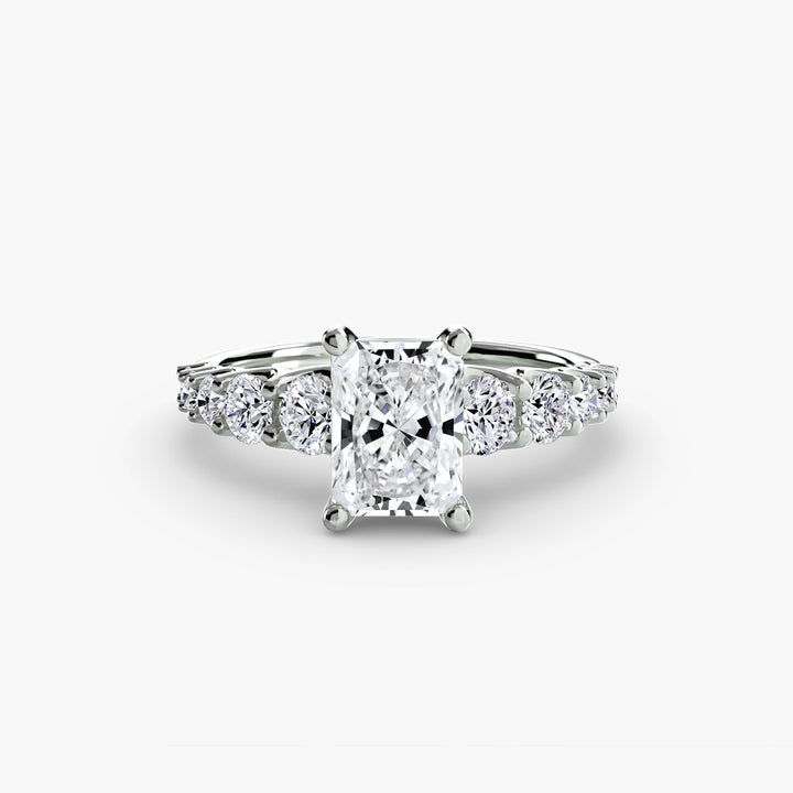 The Graduated Accent Ring in setting by 18 KARATS